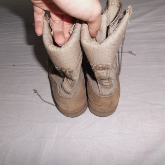 HOT WEATHER DESERT TAN MILITARY COMBAT VIBRAM SOLES 6.5R BOOTS SS 8470 main image 7